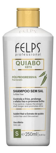 Felps Professional Quiabo Xbtx Pós Progressiva Shampoo 250ml