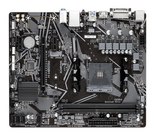 Placa Mãe Gigabyte A520M H Chipset A520 AMD AM4 mATX DDR4
