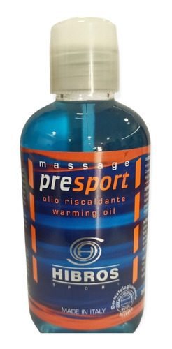 Aceite Para Calentamiento Muscular Presport Hibros Italiano