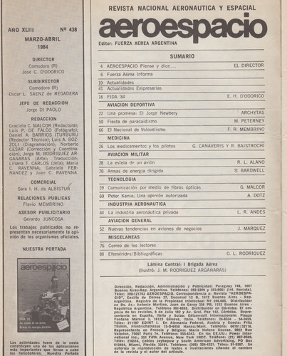 Lote 4 Revistas Aeroespacio Nr 438-445-452-453 (Usado)