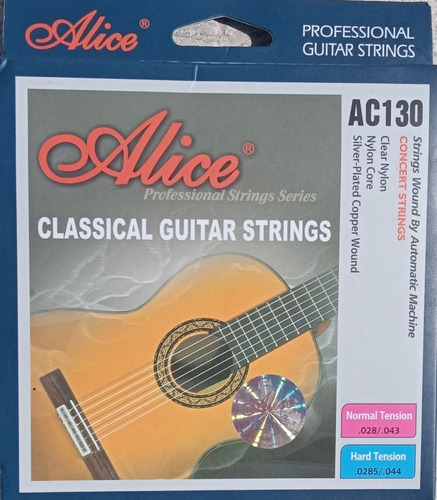 Cuerdas De Guitarra Clásica Alice