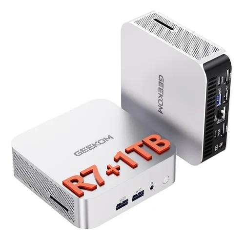 Mini Pc Geekom A6 Ryzen 7 6800h 16gb Ram 1tb Ssd Win 11 Pro