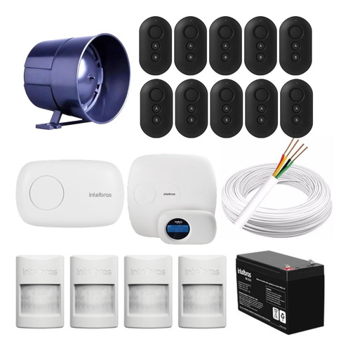 Kit Completo Central De Alarme Amt2018 E Intelbras