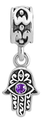 Q&locket Dangle Fatima Hamsa Hand Evil Eye Charms Beads Para