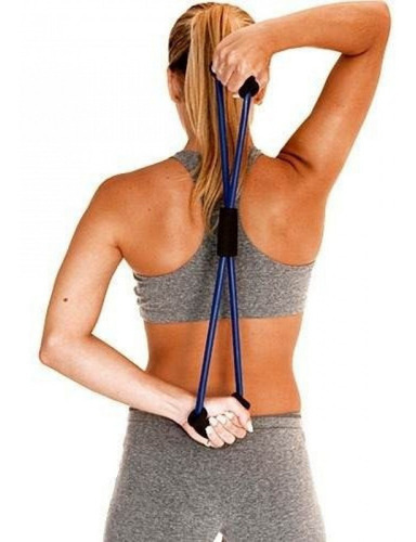 Imagem 4 de 8 de Kit Com 3 Extensores Multi Função Tensão Media + Colchonete