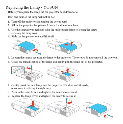 Lámpara Para Proyector Epson Elplp78 Powerlite S31 S27 W29