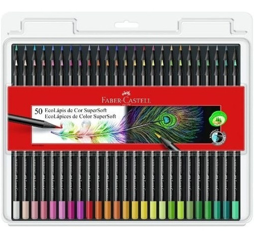 Lapices De Colores Faber Castell Super Soft Caja X 50