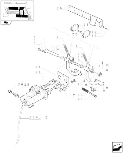 Cilindro Mestre Case Ih Puma (47136923)