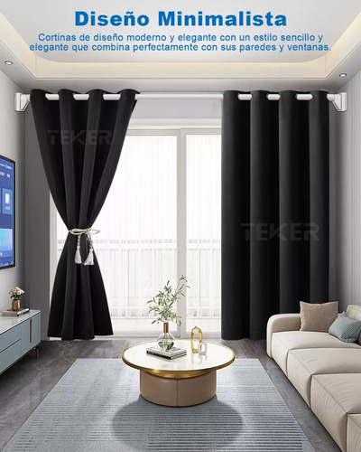 Y Cortinas Blackout 275cm Ancho X 215cm De Largo En 2