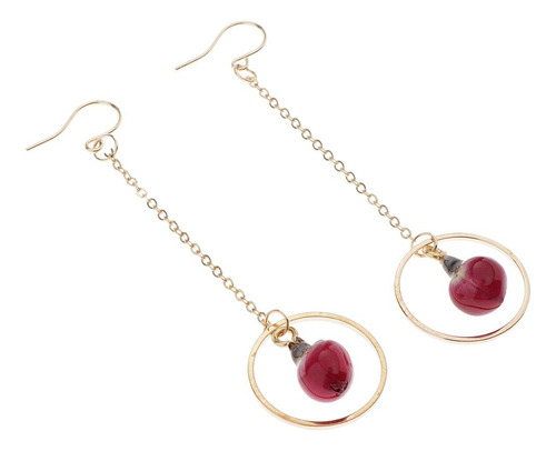 Pendientes Colgantes Geométricos De Moda , Joyas De Metal