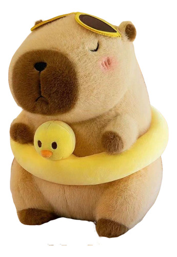 Peluche De Capibara Con Forma De Anillo De Natación De Veran