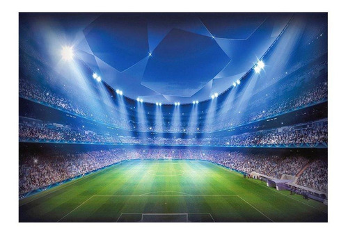 Fundo Fotográfico Gigante 3d Futebol 3,00x2,50 Horizontal