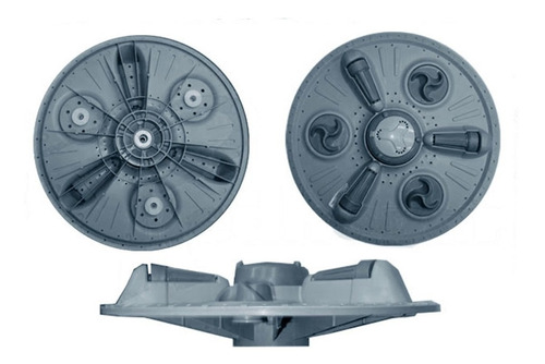 Agitador Propela Propulsor Lavadora 3 Rodillos Rx0508