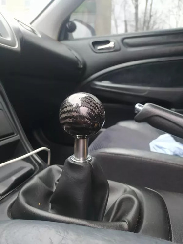 Perilla Palanca Negro Fibra Real Vw Jetta A6 Style 2016