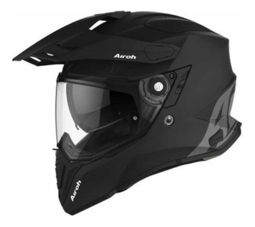 Casco Moto Airoh Commander Negro Mate Talle L