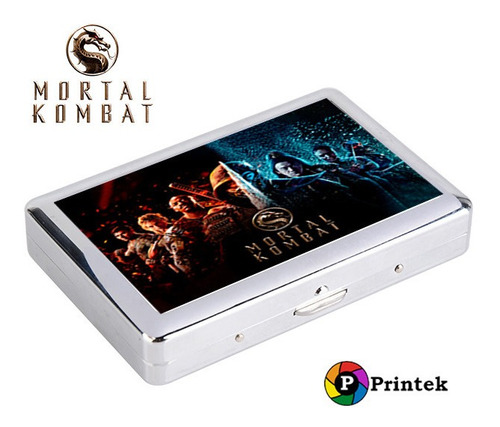 Cigarrera Metalica Mortal Kombat Pelicula - Personalizada