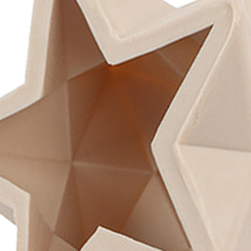 B Molde De Vela De Estrella Molde De Silicona De Fundición