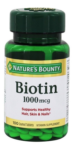 Nature's Bounty Biotine 1000 Mcg X 100 Tabs Apta Diabeticos