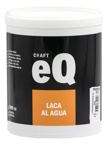 Laca Al Agua Eq Arte 1 Litro (sella Colorea Y Protege)