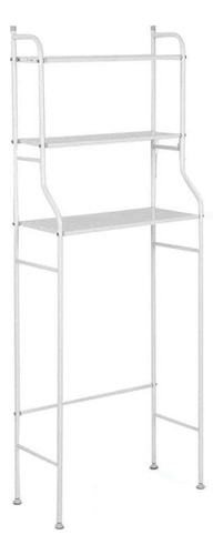 Rack Estante Lavanderia Prateleira Organizador Metal Branco