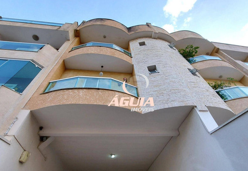 Imagem 1 de 30 de Cobertura Com 3 Dormitórios À Venda, 84 M² + 84 M² Por R$ 522.000 - Vila Pires - Santo André/sp - Co1002