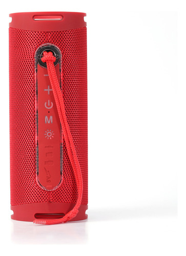Caixa Som Bluetooth Potente Pequena Portátil Som Qualidade Cor Vermelho