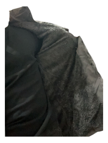Campera Parka Corderito Impermeable Capucha Desmontable