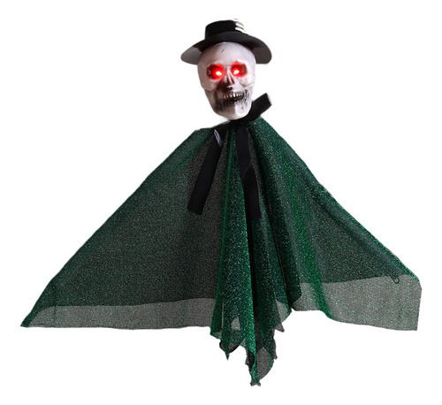 Decoración Colgante Para Halloween, Espectro Sombrío Verde