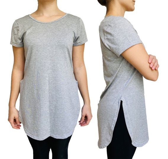 camisetas compridas para usar com legging
