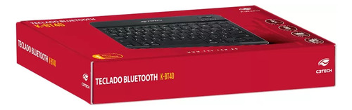 Teclado Com Bluetooth C3tech K-bt40bk Com Recepção Sem Fio