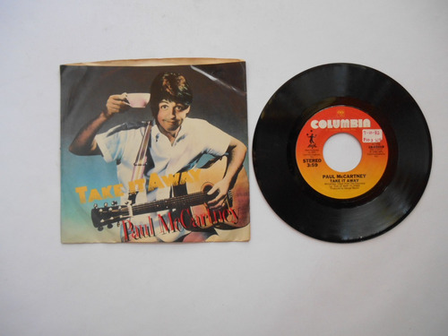 Paul Mccartney Take It Away Disco7 Pulgadas 45 Rpm Usa 1982