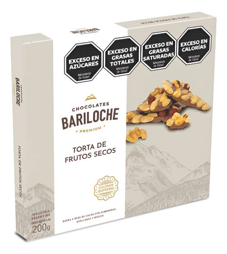 Chocolates Bariloche Torta De Turrón Con Frutos Secos 200g