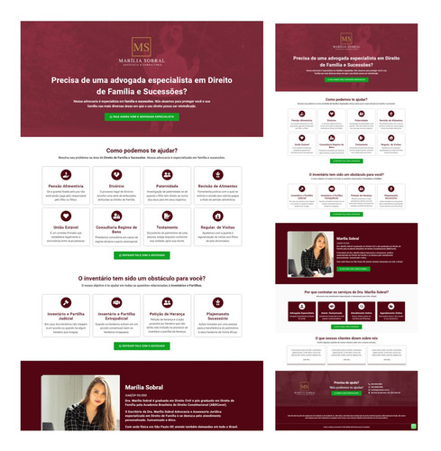 Pack 02 Landing Pages Para Advogado Pro De Alta Conversão