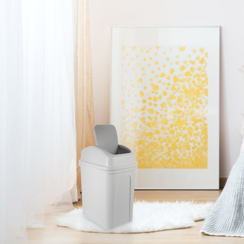 Cubo De Basura De Baño Con Tapa Abatible Cubo De Basura Para