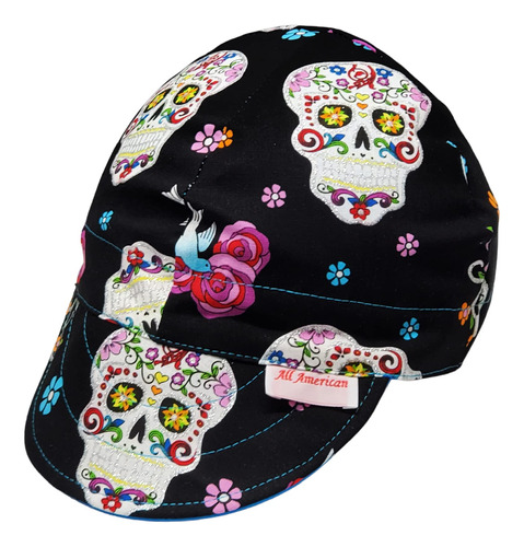 All American Hats Gorro Soldadura Day Of The Dead Tamaño 7 1