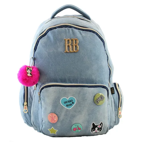 Kit Jeans Rebecca Bonbon Mochila 9139 lancheira 9140 Origina