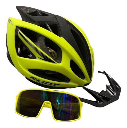 Casco Ciclismo Rudy Project Airstorm + Lentes Protecuv Salas