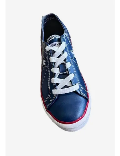 Converse all star piel azul online