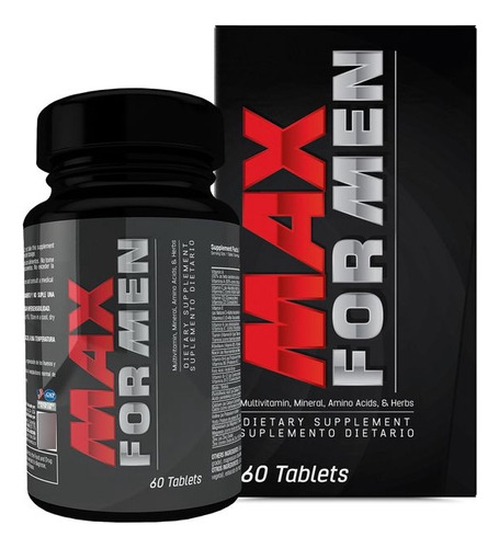 Max Power For Men 60 Tabletas - Unidad a $1035