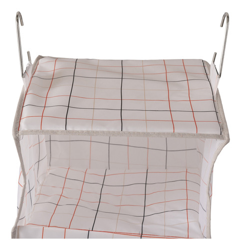 Organizador Colgante 3 Niveles Tela Remeras Dormitorio Ropa Color Gris