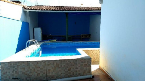Linda Casa Com Bela Piscina No Cibratel - Itanhaém 3031 |npc