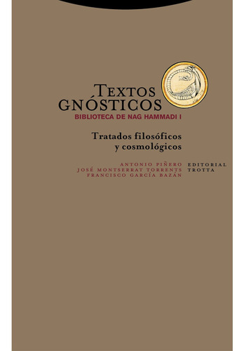 Textos Gnosticos I. Nag Hammadi - Antonio/gomez Segura  Euge