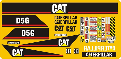 Calcomanías Para D5g Caterpillar