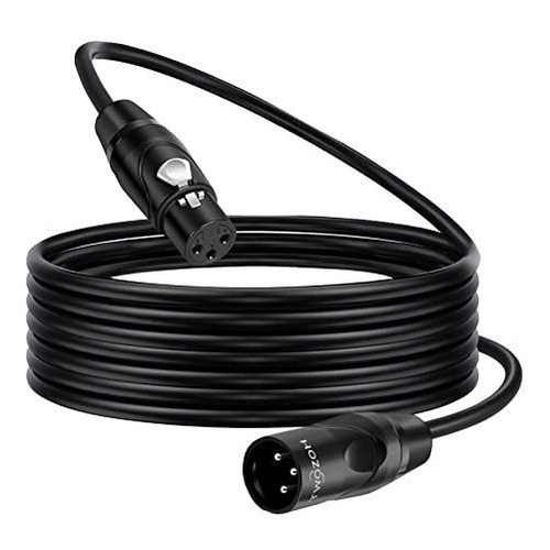 Cable Xlr Twozoh (30 Pies), Xlr Macho A Hembra Balanceado De