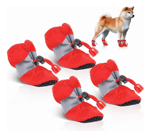 Zapatos Para Perros, Zapatito Antiderrapantes Impermeable