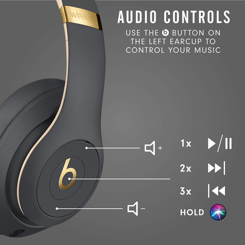 Fone De Ouvido Sem Fio Beats Studio3 Com Cancelamento De Ruí