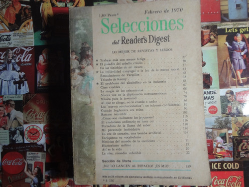 Selecciones Readers Digest Feb 70 Versalles Crisantemos Revo