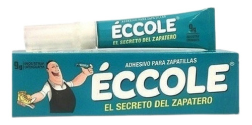 Imagen 3 de 4 de Pegamento Adhesivo Para Zapatillas Éccole 9 Grs Transparente
