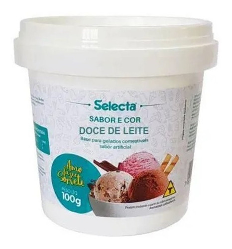 Pó Sorvete Doce De Leite 100g Selecta