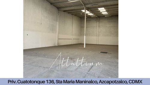 Bodega En Venta Privada Cuatotonque 136, Santa María Malinalco, Azcapotzalco, Cdmx. Vg5-di